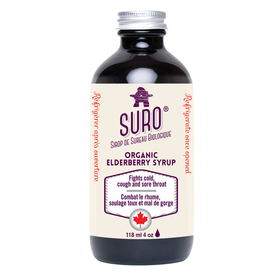 SURO Organic Elderberry Syrup Adult 118ml