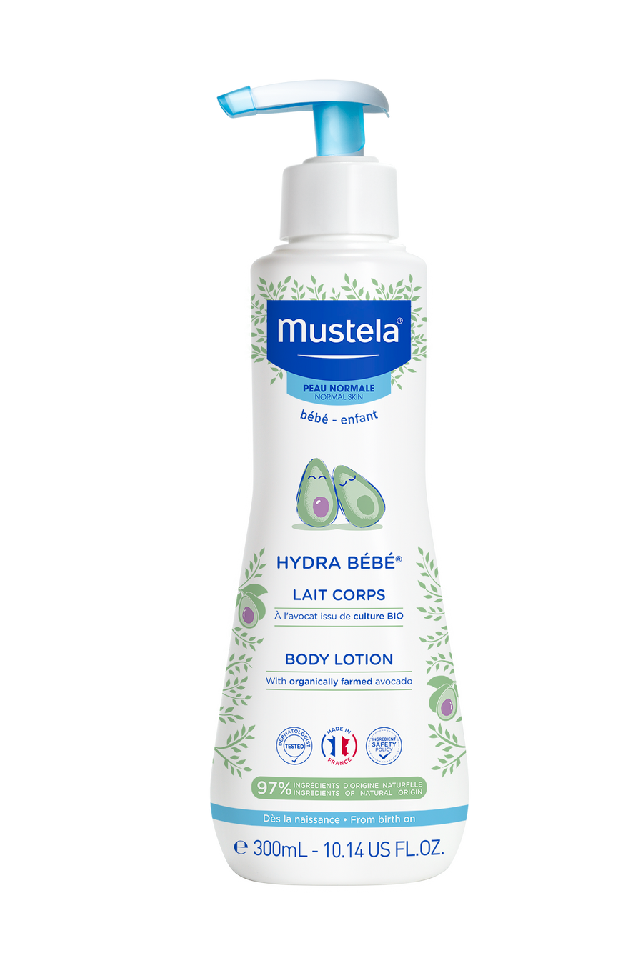 Mustela Hydra Bebe body lotion with Organic avocado (300ml)