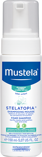 Mustela Stelatopia Foam Shampoo for Extremely Dry Skin (150ml)