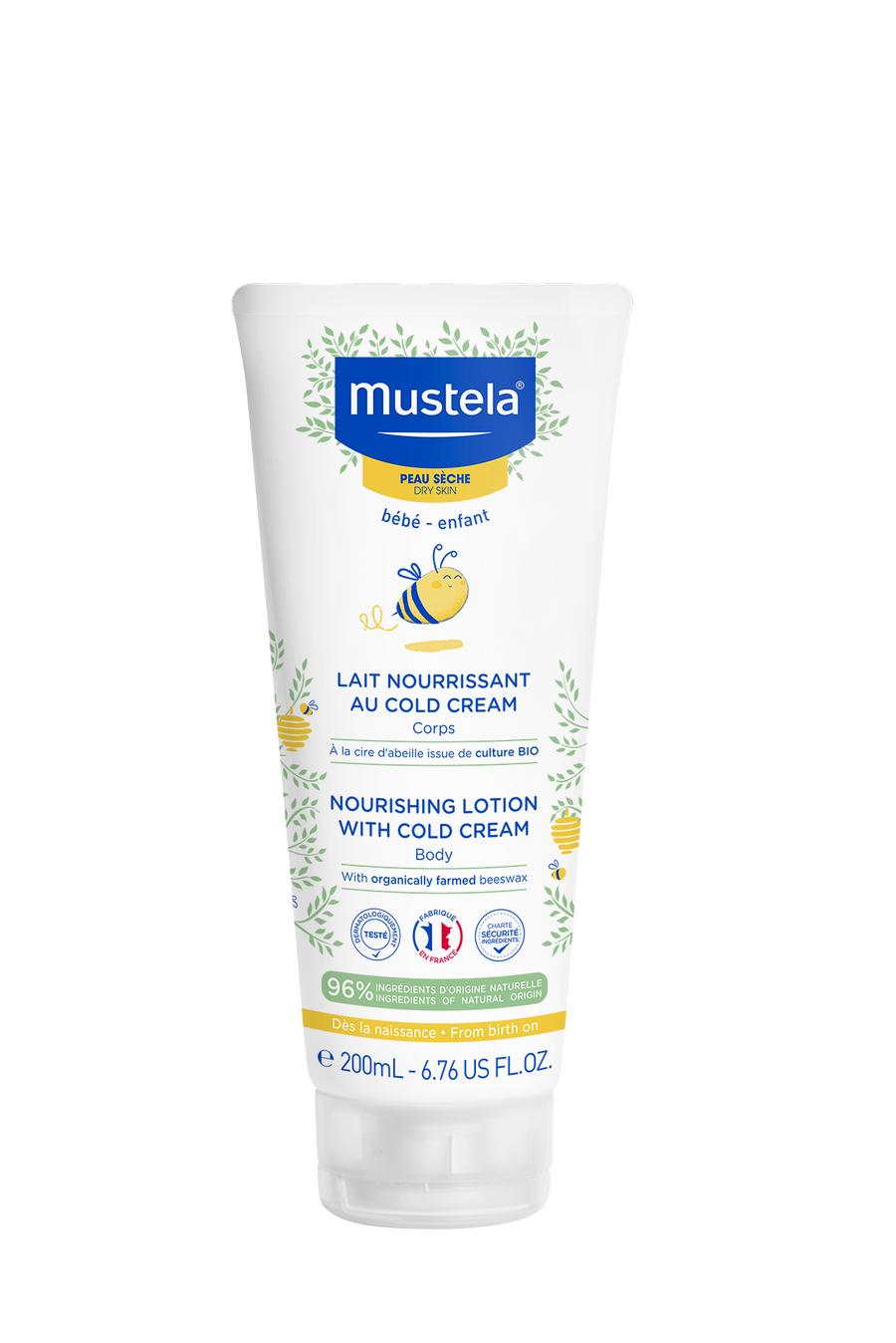 Mustela Nourishing lotion with Cold Cream and Organic beeswax (200ml)