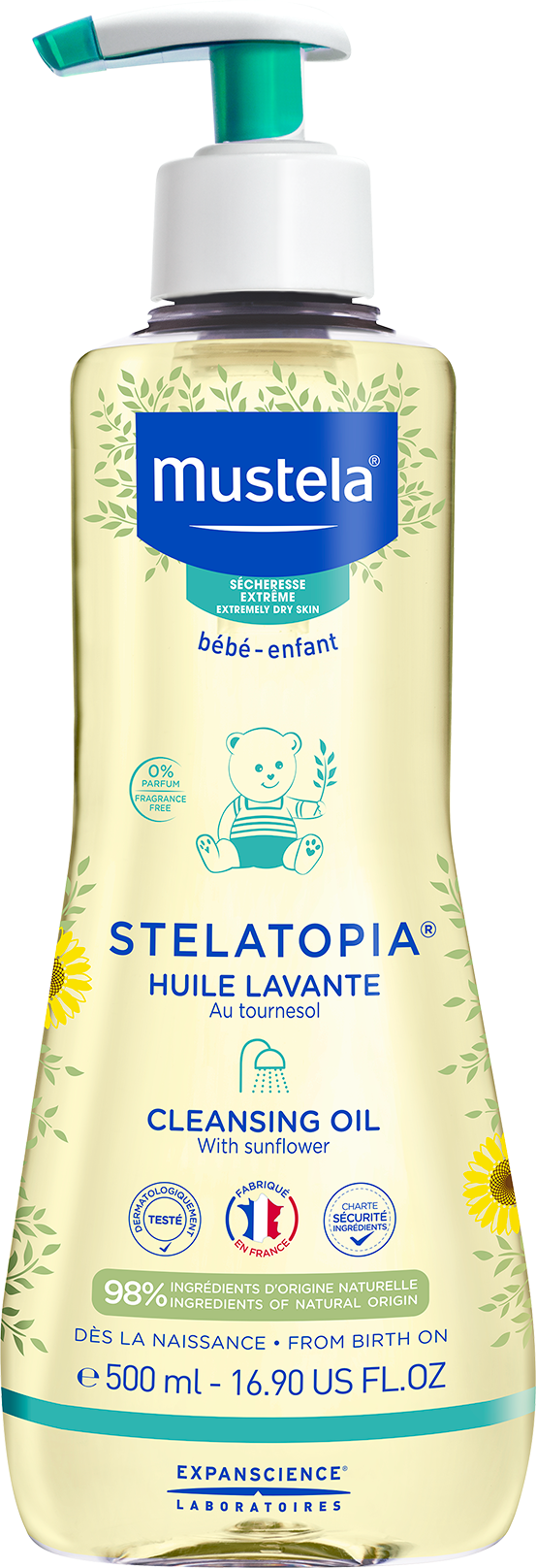 Stelatopia Cleansing oil for extremely dry skin (500ml)